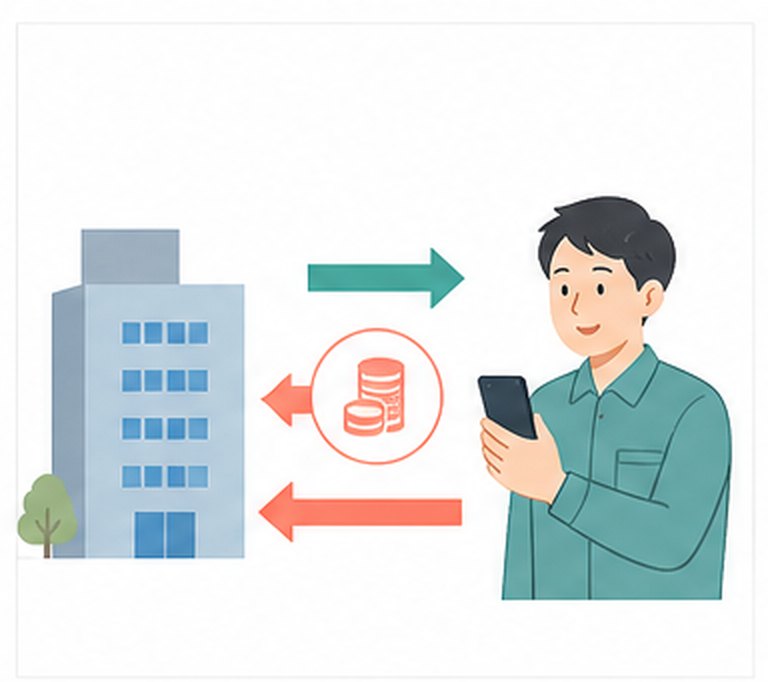PAYMOとはの要点を図解したイラスト