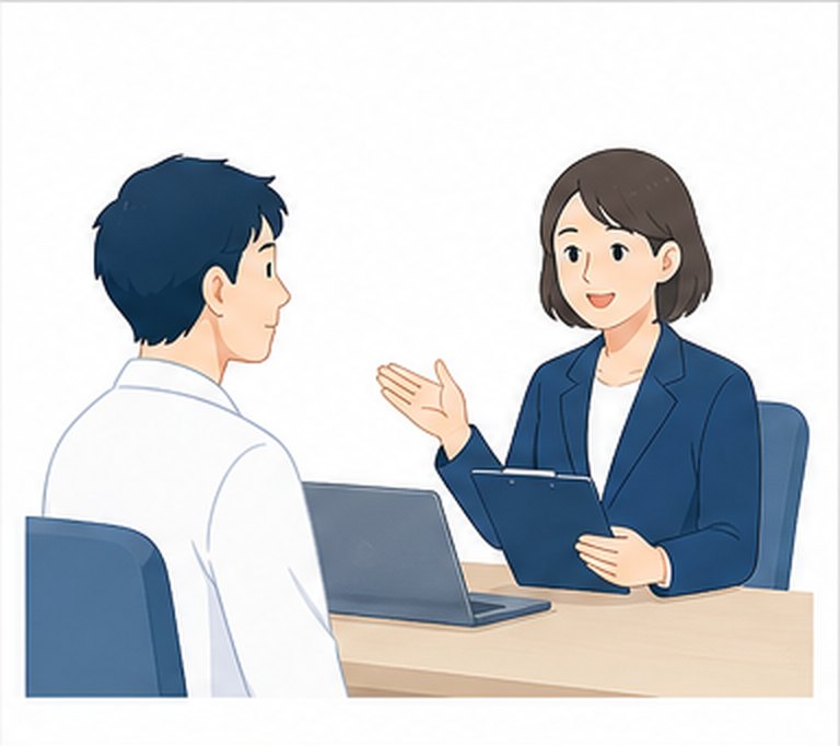 JMC医師転職支援サービスとはの要点を図解したイラスト