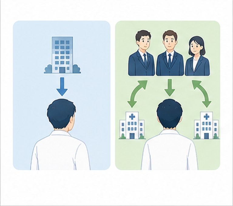 他の選択肢と比較するポイントの要点を図解したイラスト