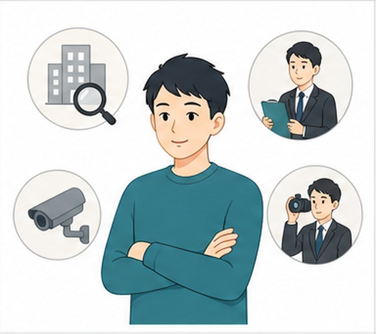 向いている人の要点を図解したイラスト