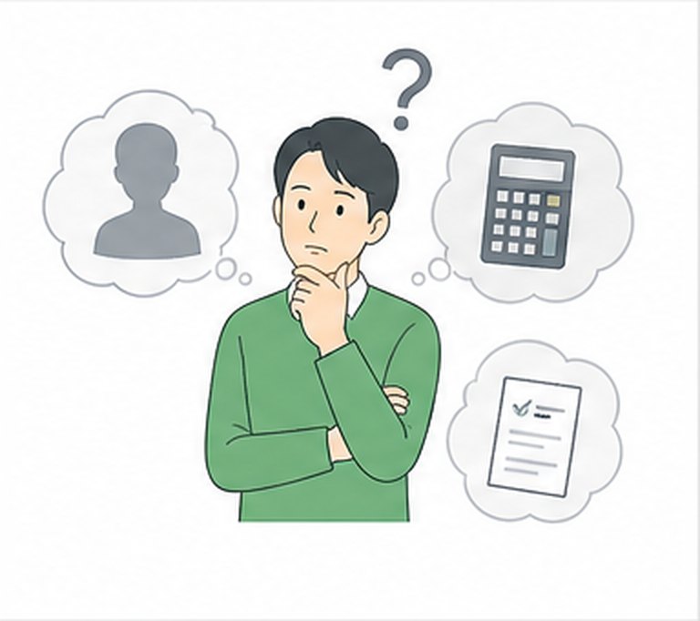 向いていない人の要点を図解したイラスト