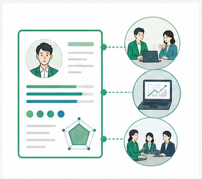 デジタル人材バンクとはの要点を図解したイラスト