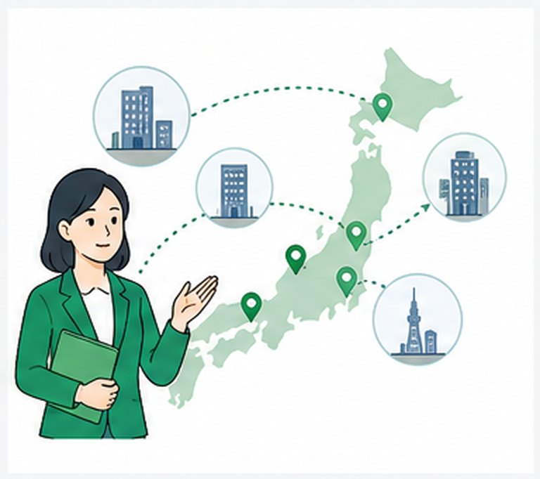 メリットの要点を図解したイラスト