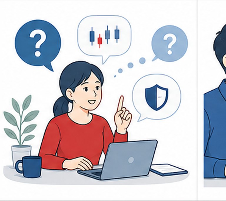 よくある質問の要点を図解したイラスト