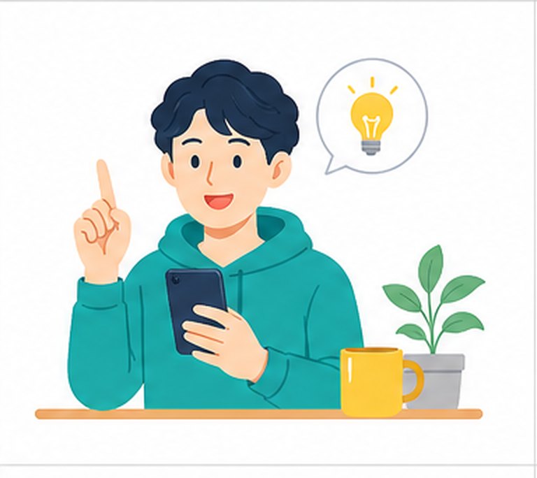 向いている人の要点を図解したイラスト