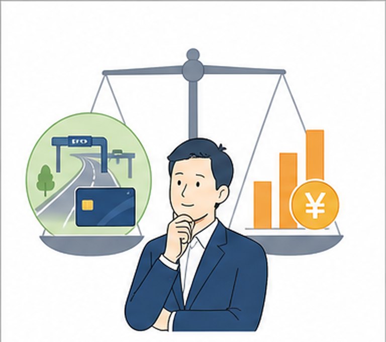 ETC協同組合の法人ETCカードの結論の要点を図解したイラスト