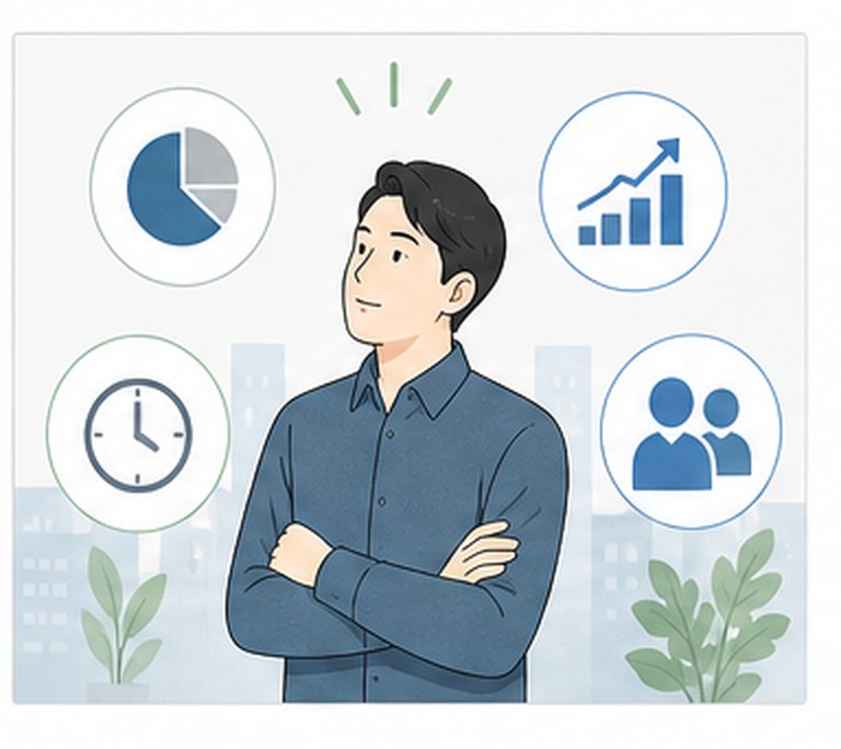 メリットになり得る点の要点を図解したイラスト